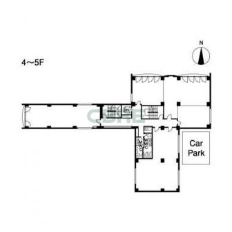 4階〜5階 平面図