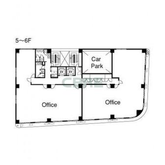 5階〜6階 平面図