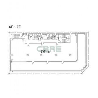 6階〜7階 平面図