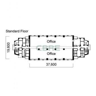6階〜14階 平面図