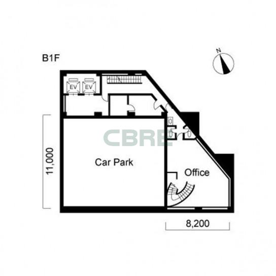 地下1階 平面図