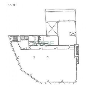 5階〜7階 平面図
