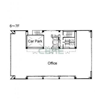 6階〜7階 平面図