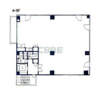 4階〜5階 平面図