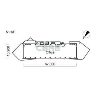 5階〜6階 平面図