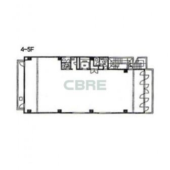 4階〜5階 平面図