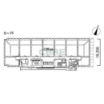 6階〜7階 平面図