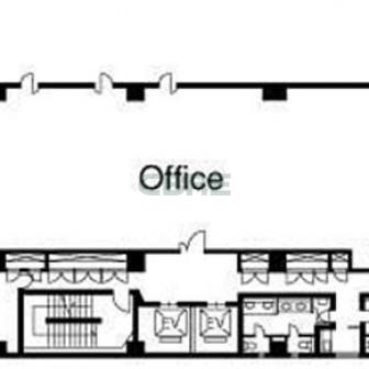 3階〜9階 平面図