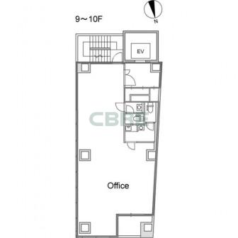9階〜10階 平面図