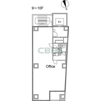 9階〜10階 平面図