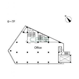 6階〜7階 平面図