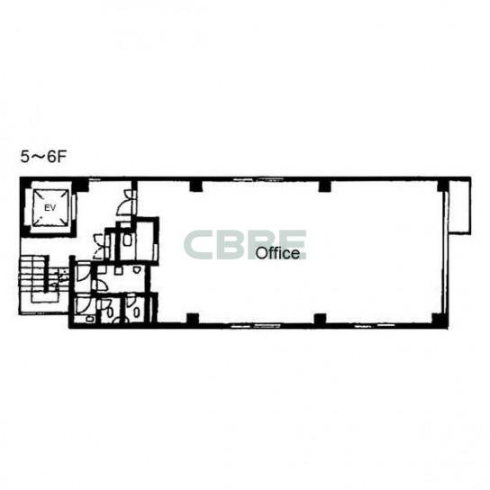 5階〜6階 平面図