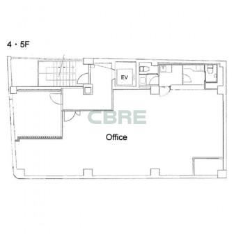 4階〜5階 平面図