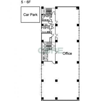 5階〜6階 平面図